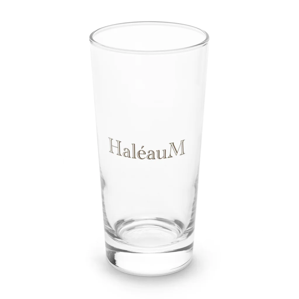 HaléauM(ﾊﾙﾏ)のHaléauMロゴ  Long Sized Water Glass :front