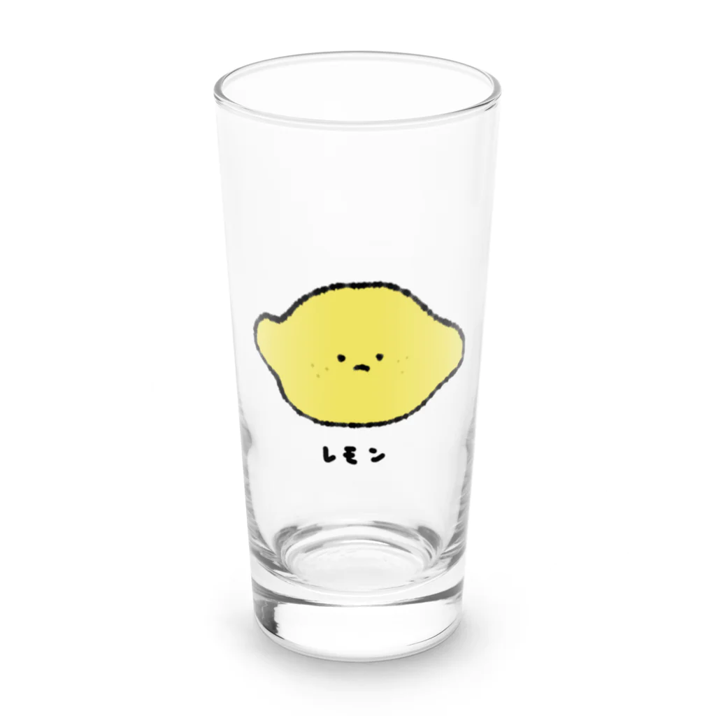 wuchan's shopの不服レモンちゃん Long Sized Water Glass :front