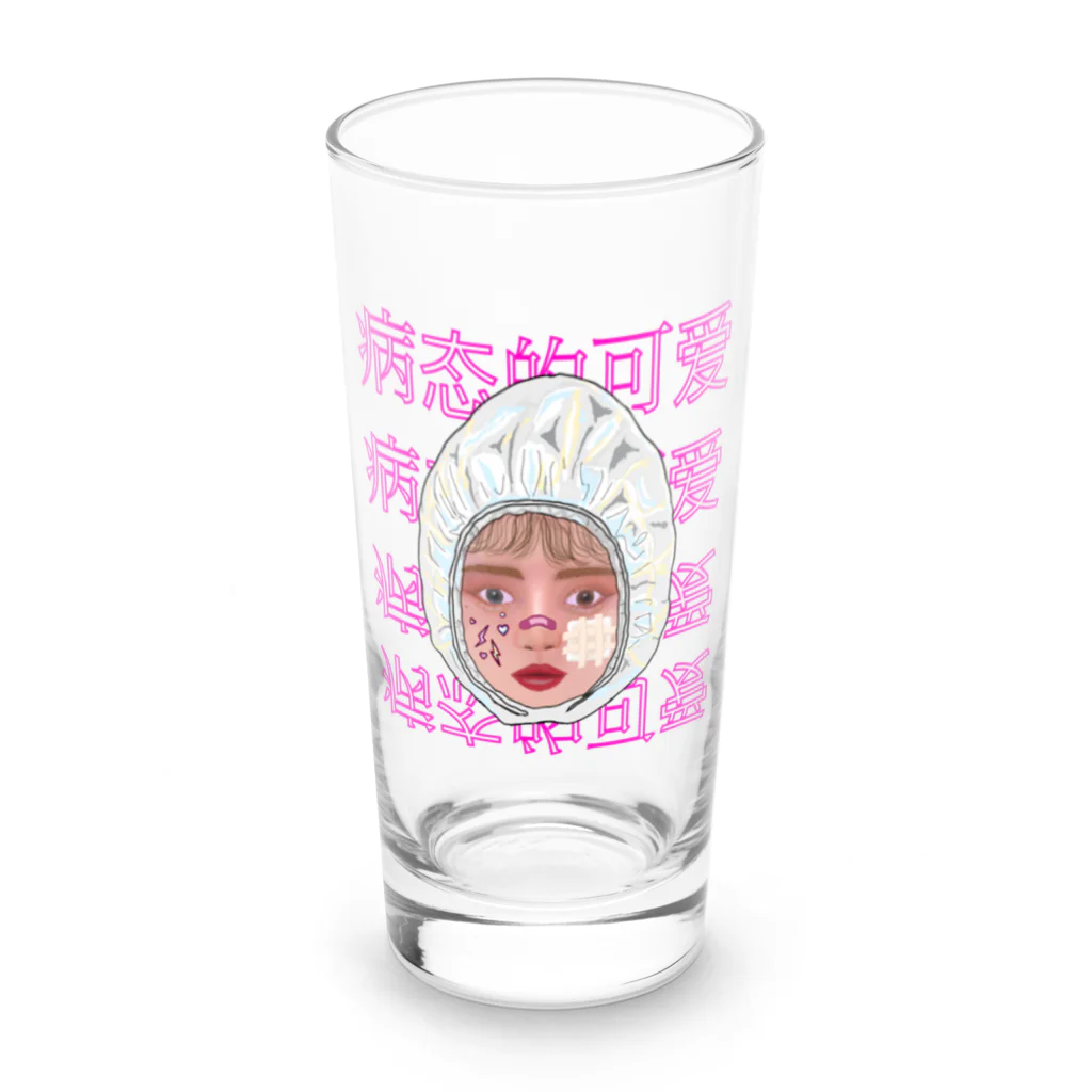 ヒョンのバブみぱんく Long Sized Water Glass :front