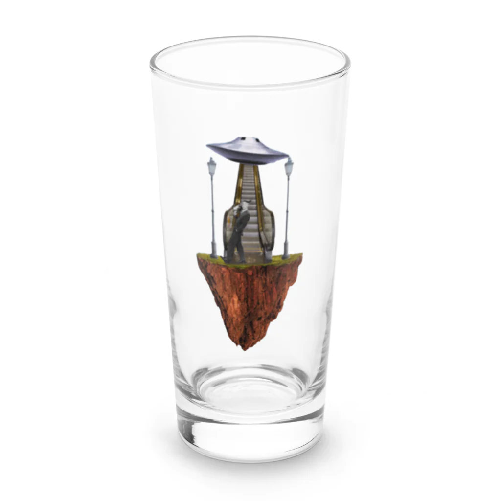 だっくのcollageart storeの012 Long Sized Water Glass :front