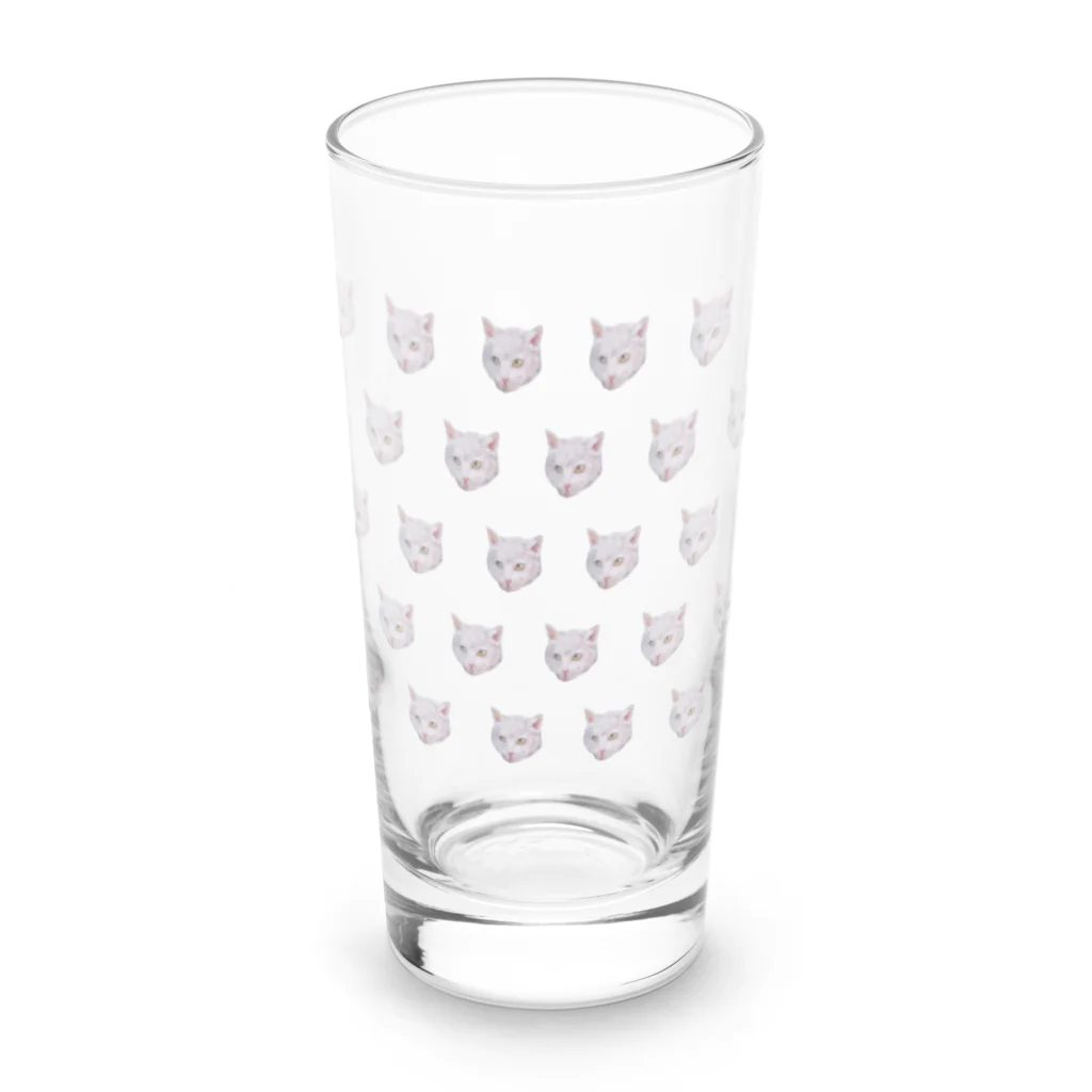 bebeluluのオッドアイ・キャッツ Long Sized Water Glass :front