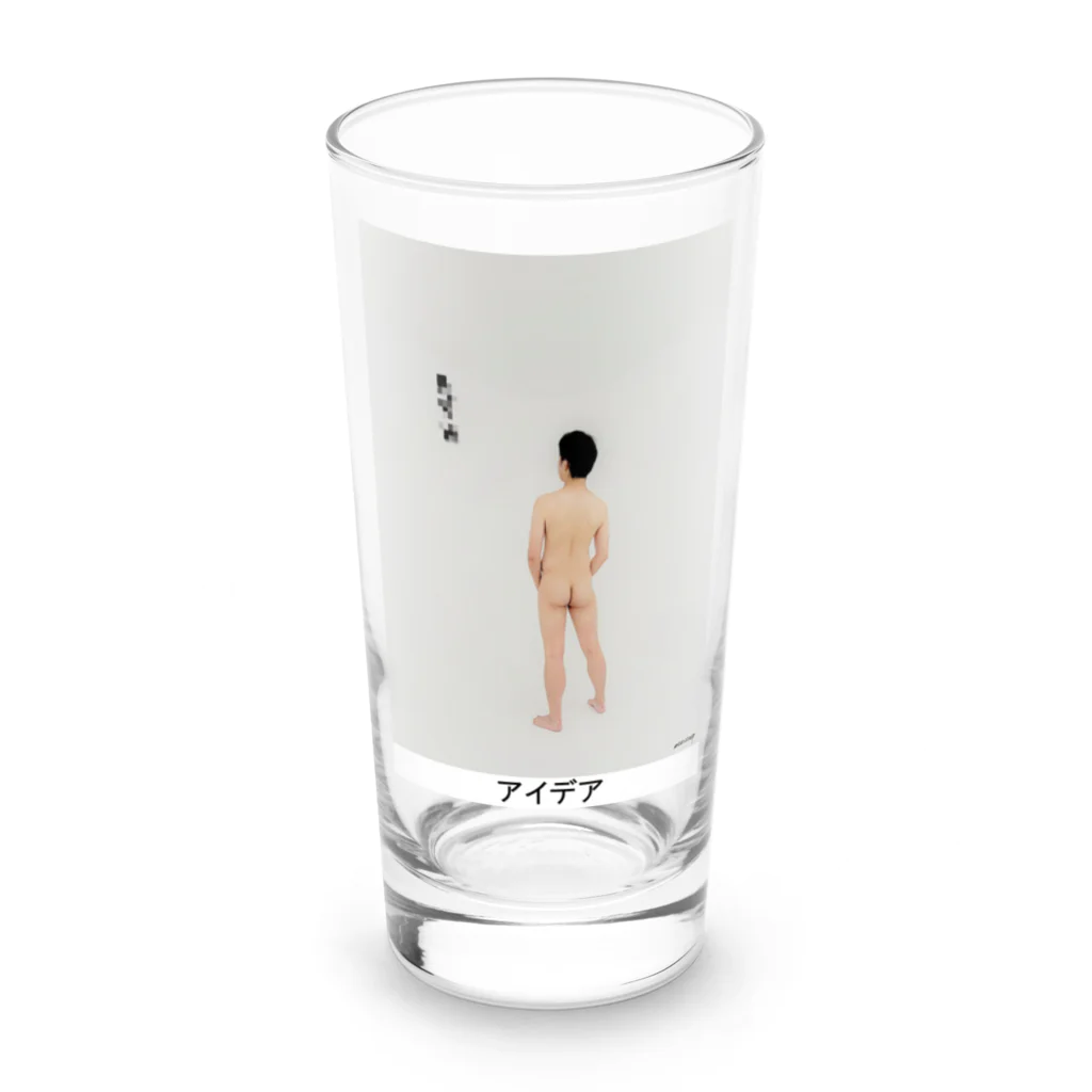 点在する展示空間の『アイデア』 Long Sized Water Glass :front