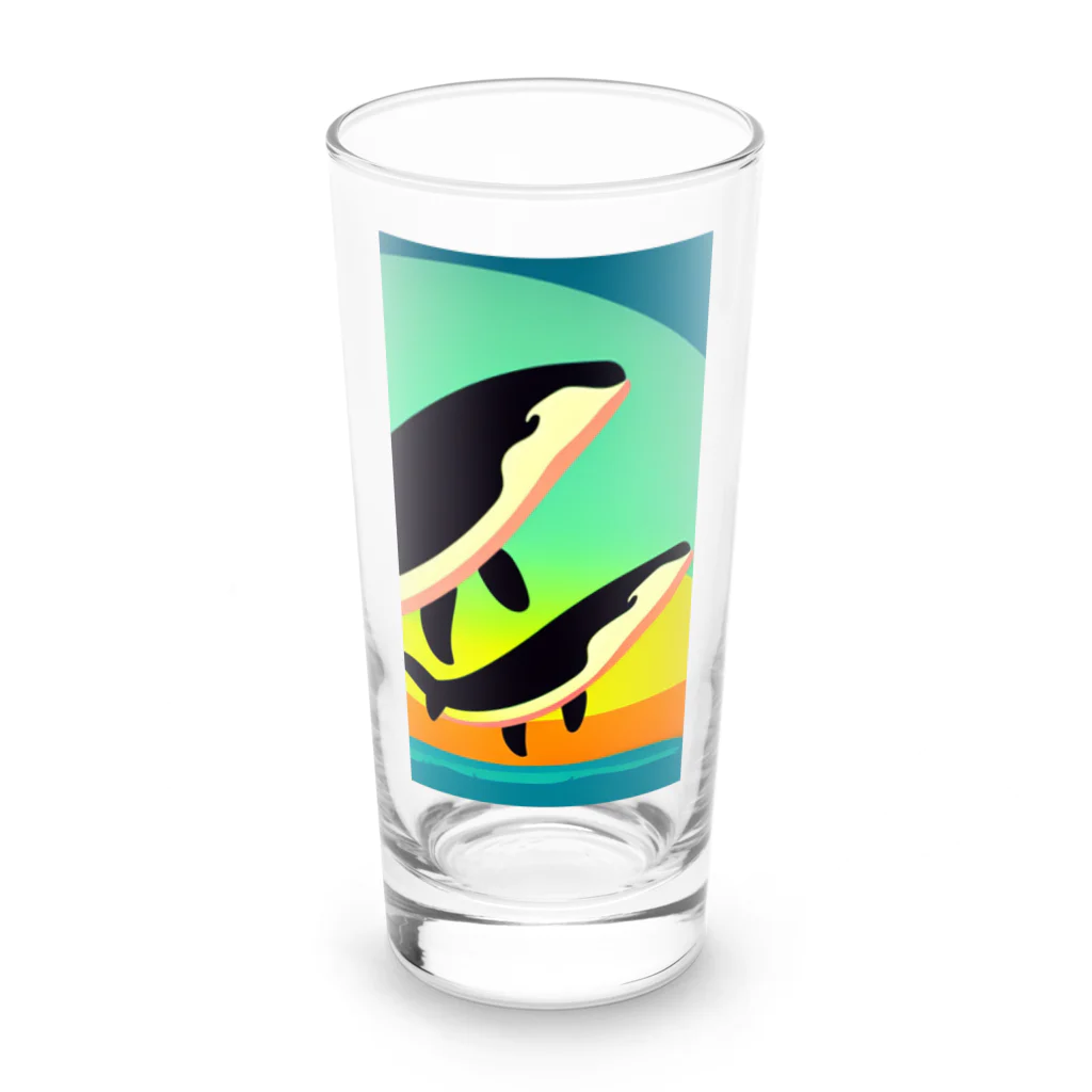 かんづめのしゃち Long Sized Water Glass :front