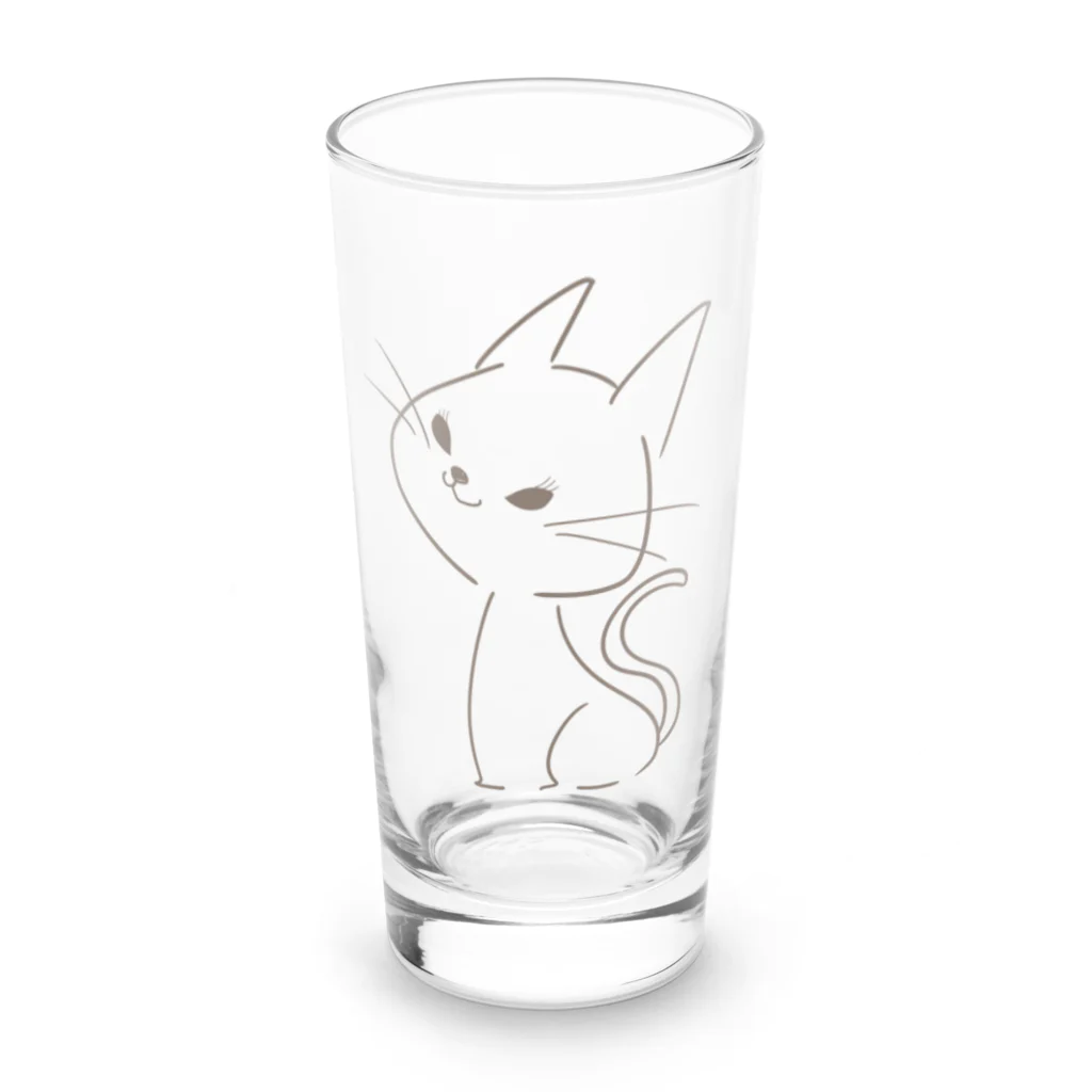 RinMのneko Long Sized Water Glass :front