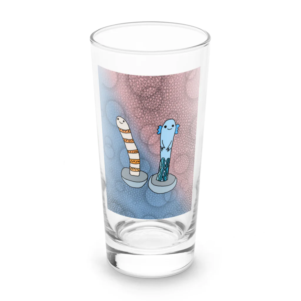 埼玉モジュラー流通センター アパレル部のちんアナゴ&うーぱーるーぱー Long Sized Water Glass :front