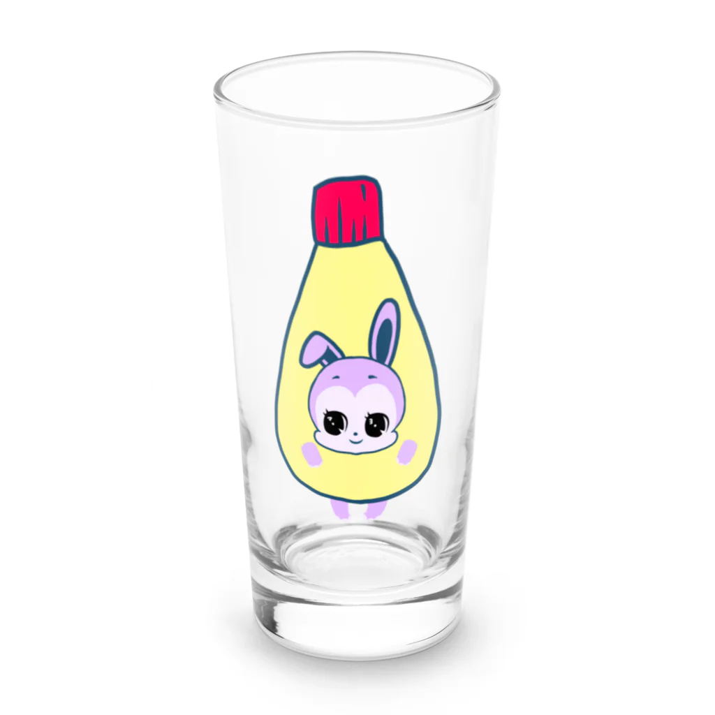 定時退社のマヨうさ Long Sized Water Glass :front