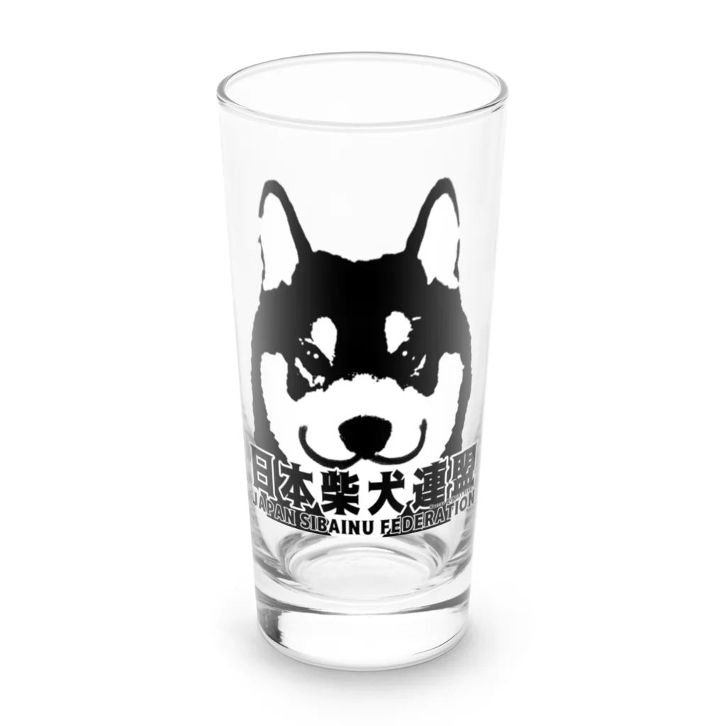 Hurryz HUNGRY BEARの日本柴犬連盟正面シリーズ Long Sized Water Glass :front