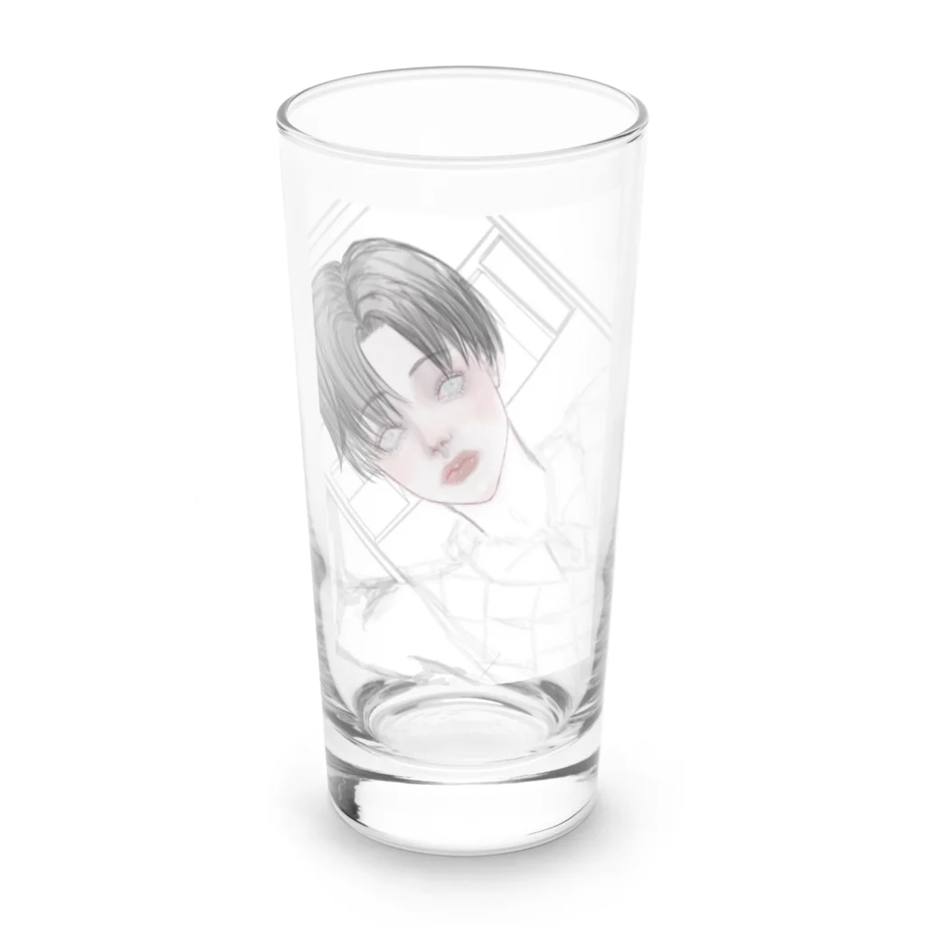 お耽美少年くらぶの美青年 Long Sized Water Glass :front