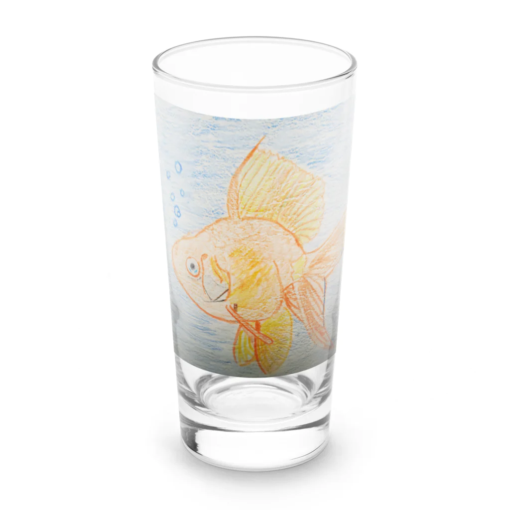 ぼくの昼休み(小４)のぼくの学習帳・金魚 Long Sized Water Glass :front