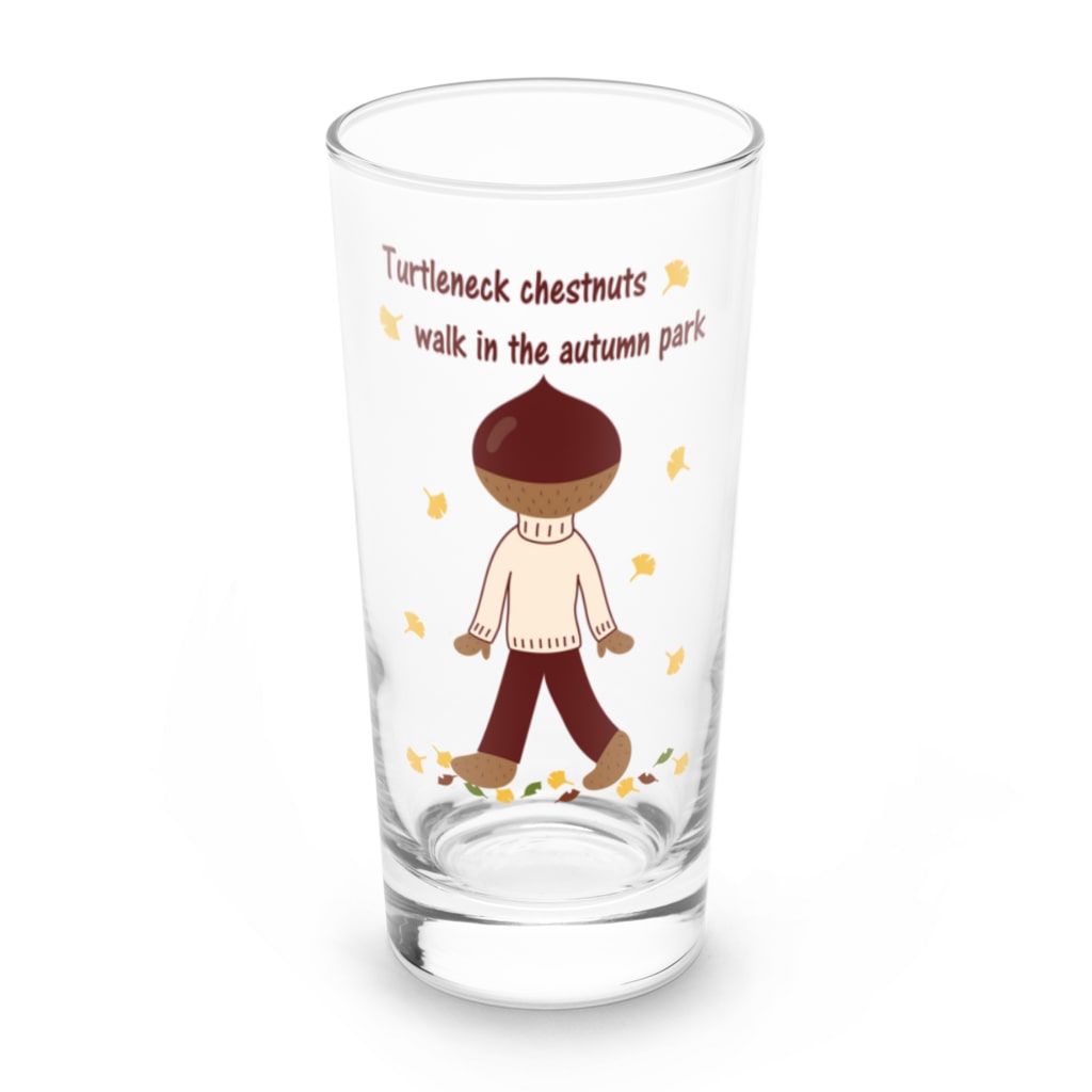 キッズモード某のとっくりくんの秋散歩 Long Sized Water Glass :front