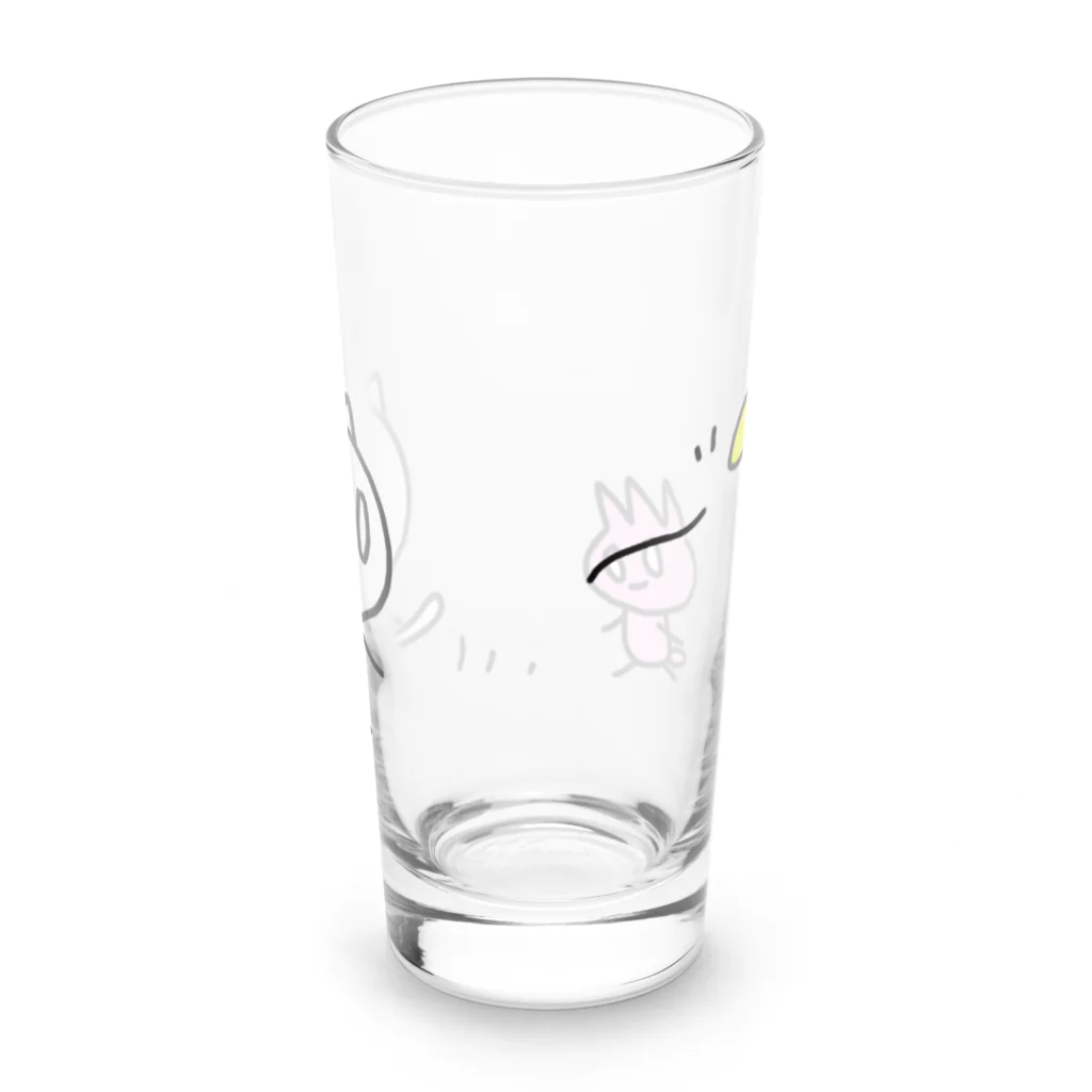 ねむねこのお散歩ねむねこ＆ピコまる Long Sized Water Glass :front