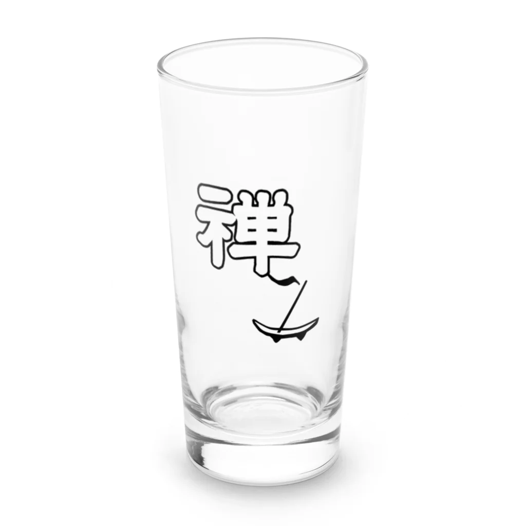 HOTOKEYAの禅【 仏教・仏像・名号・神道・稲荷・歴史　シール、コップ他 】 Long Sized Water Glass :front