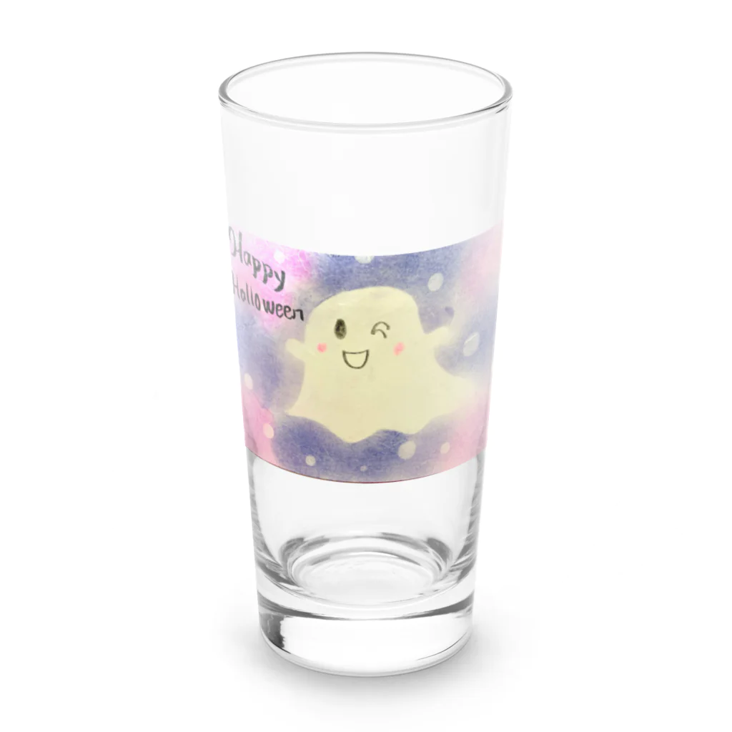 Pas★Enjoy 筆文字＆パステルアートのハロウィン限定2022 Long Sized Water Glass :front