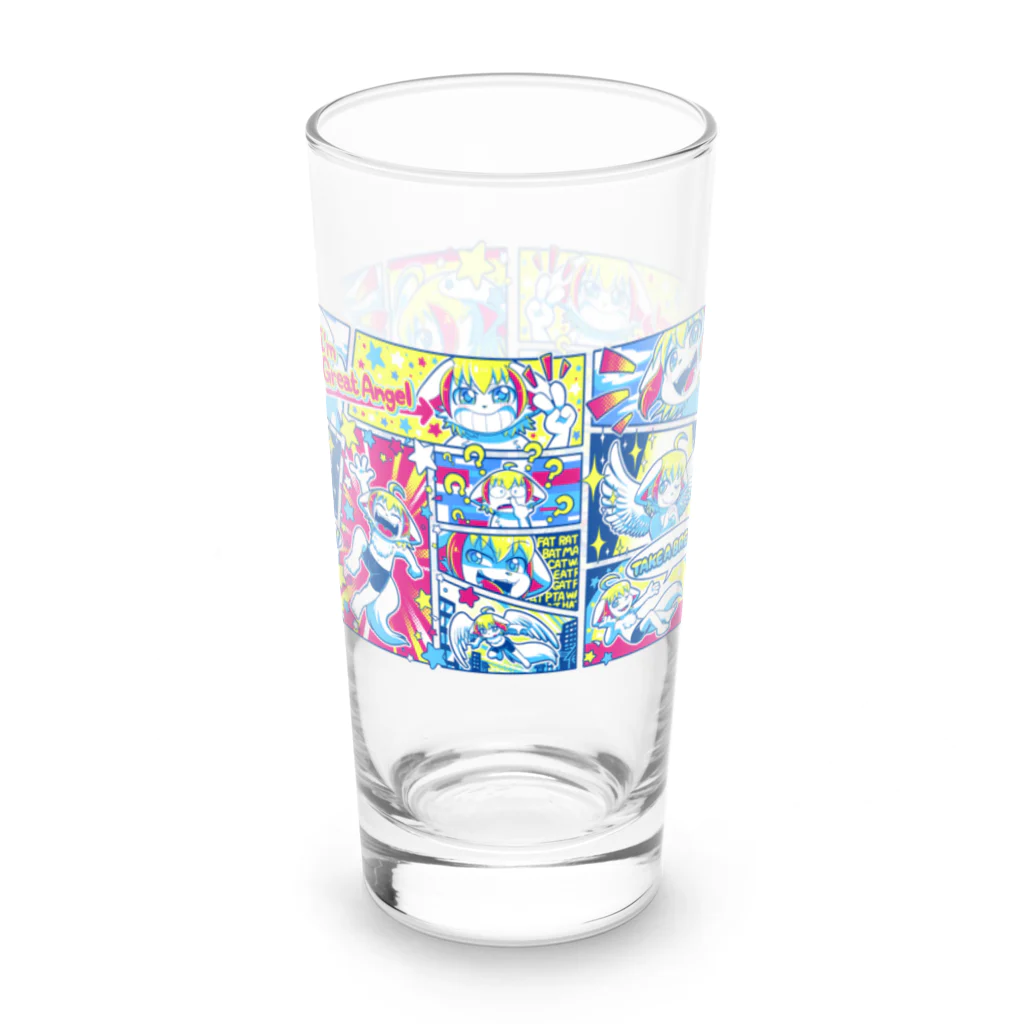 はせべーのトリックスター☆コミック風デザイン Long Sized Water Glass :front