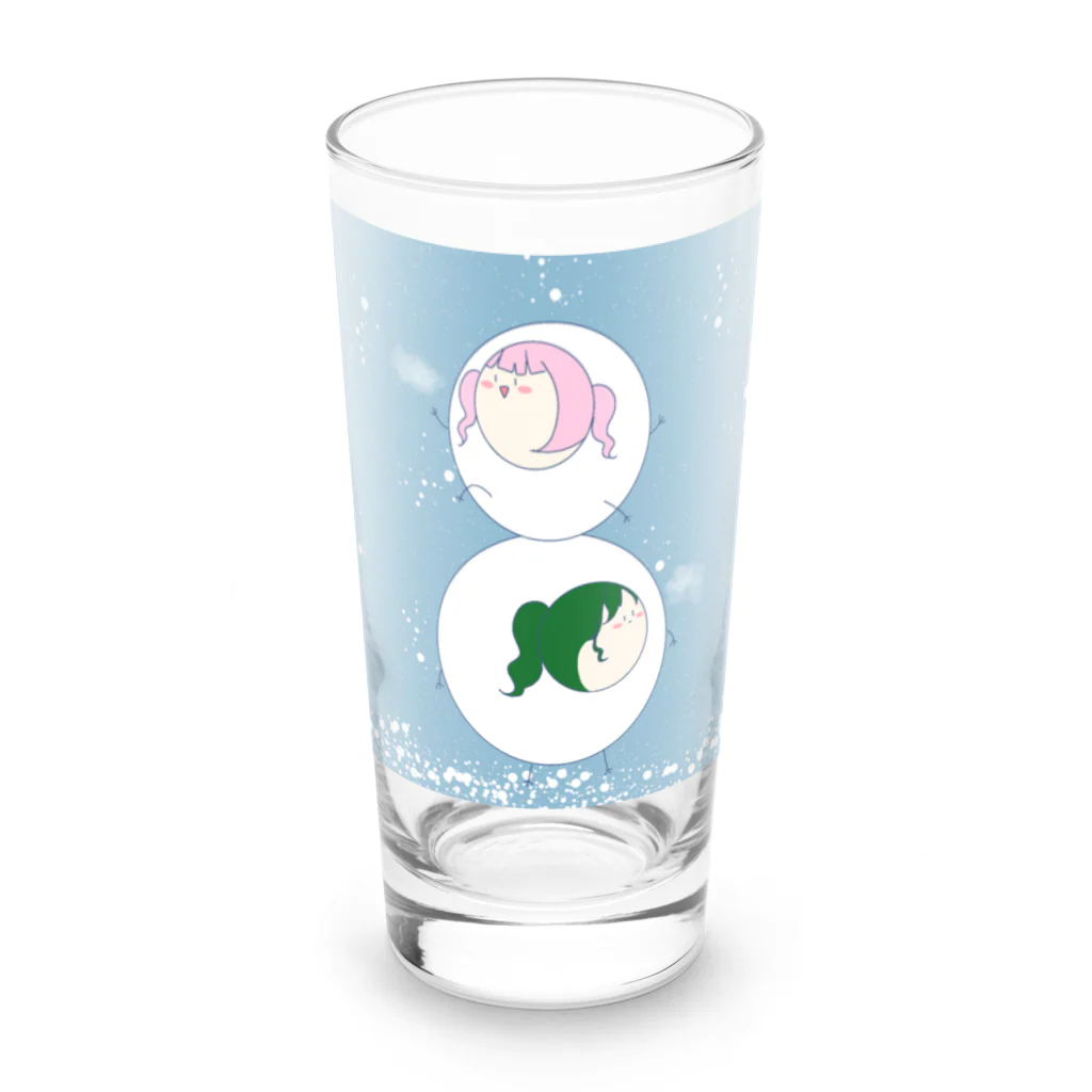 めこのみせのめこしゃけ  ゆきんこver. Long Sized Water Glass :front