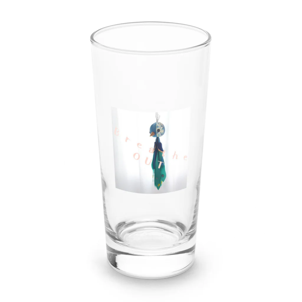 孔雀工房のBreathe out 〜呼吸を感じて〜 Long Sized Water Glass :front