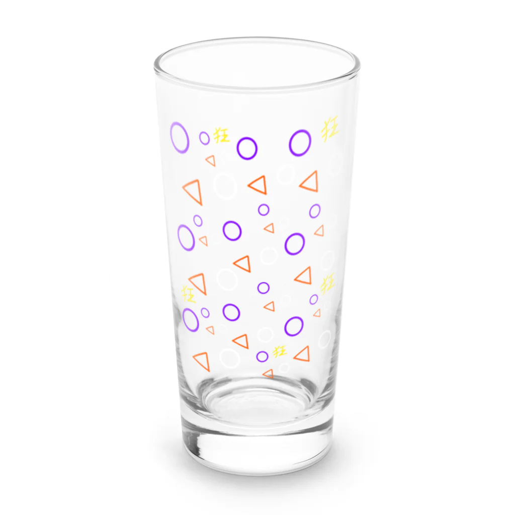 謙遜狂グッズのバラバラ狂ちゃん Long Sized Water Glass :front