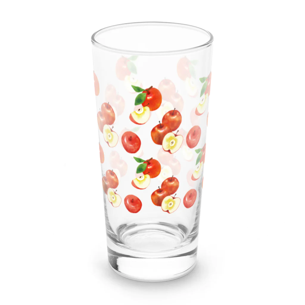 Miho MATSUNO online storeのLovely apples（clear type） Long Sized Water Glass :front