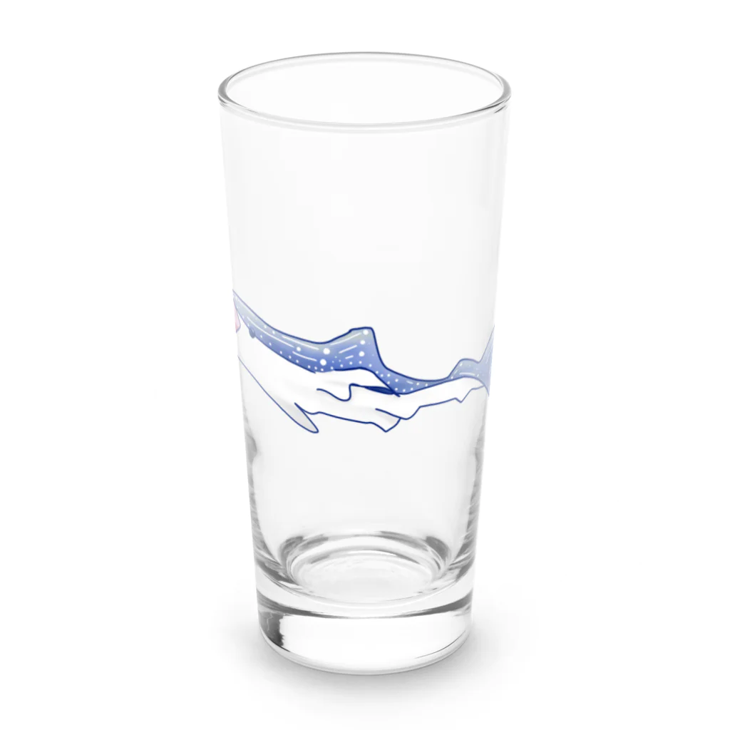 フクロウちゃんの隠れ家のジンベイちゃん Long Sized Water Glass :front