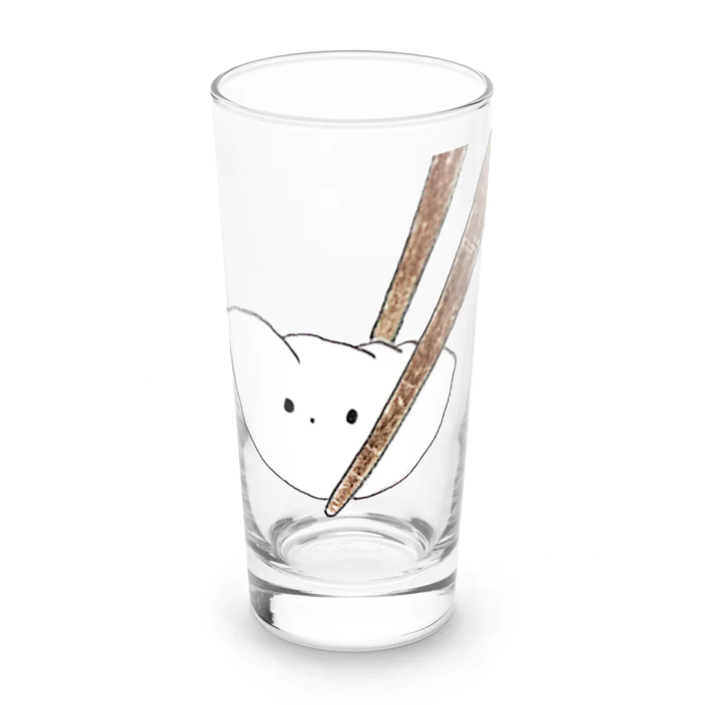 feee.co/フィー子(マーメイド)のつまみ出された餃子グッズ Long Sized Water Glass :front