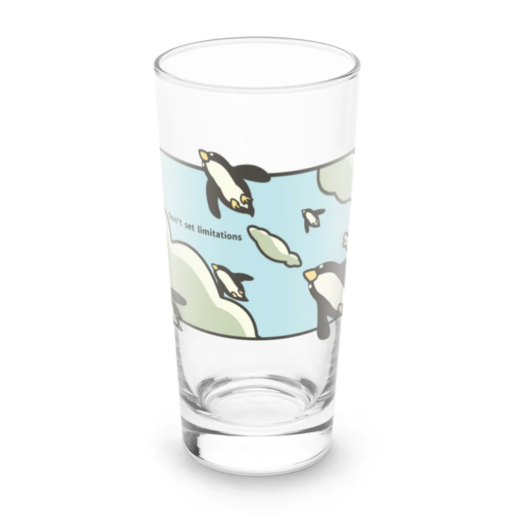 ari designの夢を叶えたペンギン Long Sized Water Glass :front