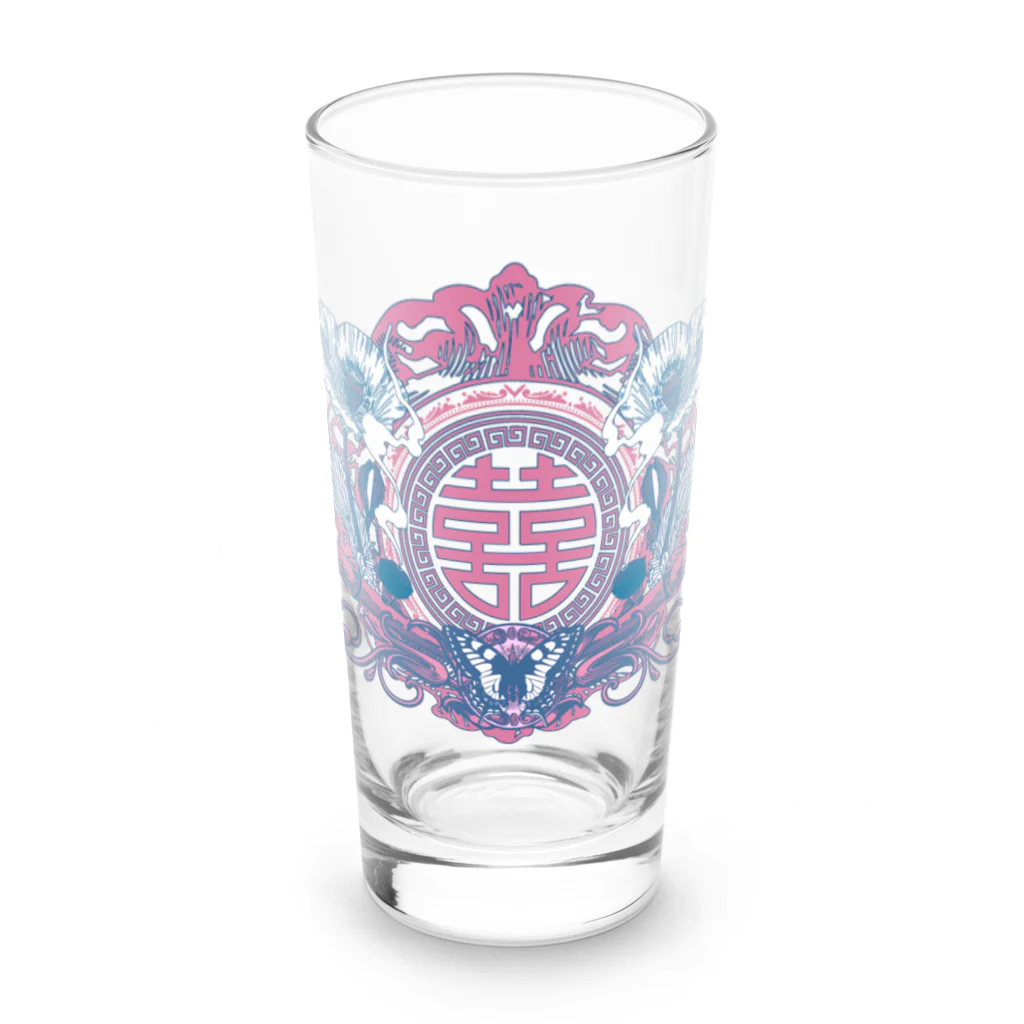 中華呪術堂（チャイナマジックホール）の幻想阿片中華紋 Long Sized Water Glass :front