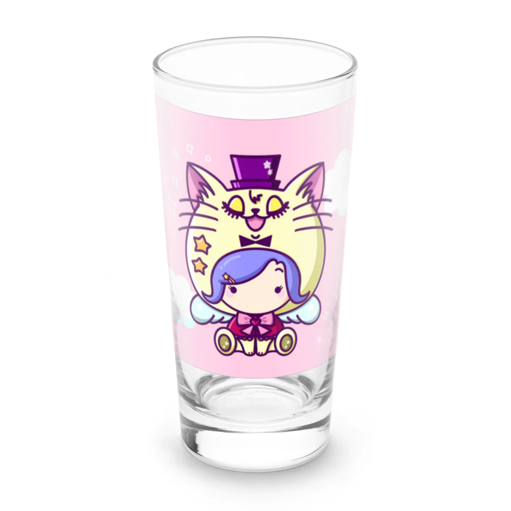 reo_chibiisのCryptoChibiisゆめかわ猫 Long Sized Water Glass :front