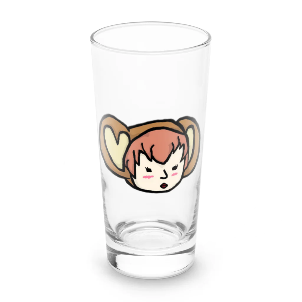 ちゃちゃまるーむのおサルの色々 Long Sized Water Glass :front