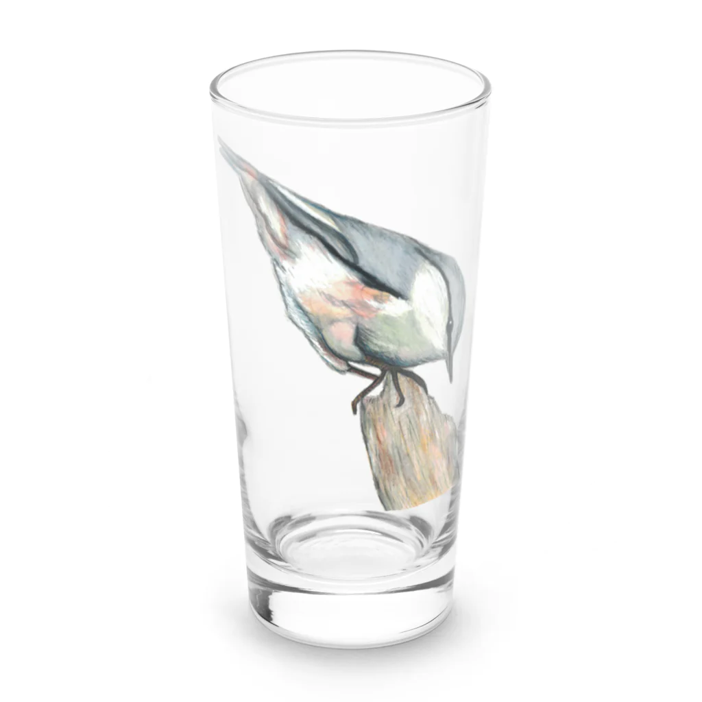 森図鑑の[森図鑑] ゴジュウカラ Long Sized Water Glass :front