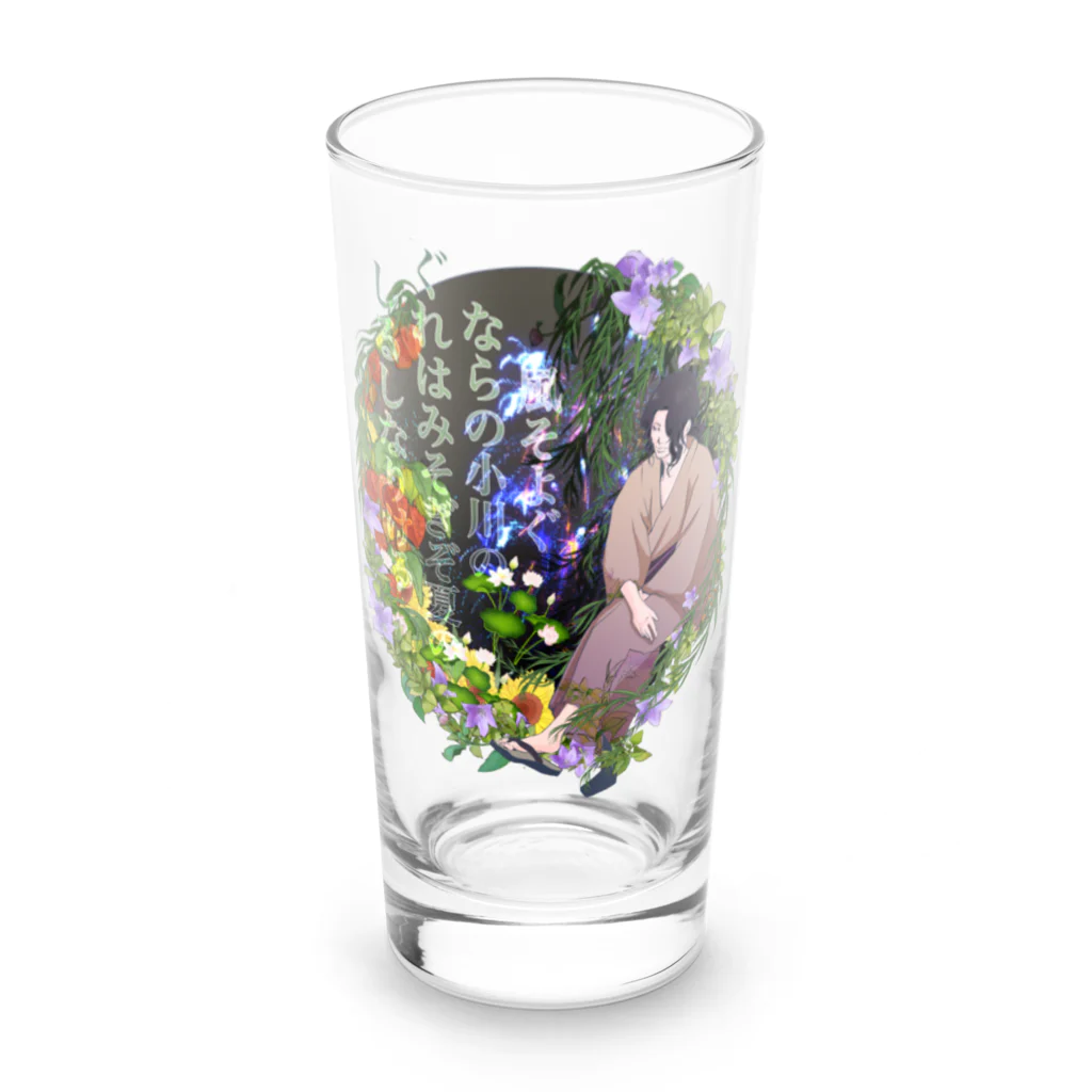 創作男子・稲冨の和装男子:風そよぐ Long Sized Water Glass :front