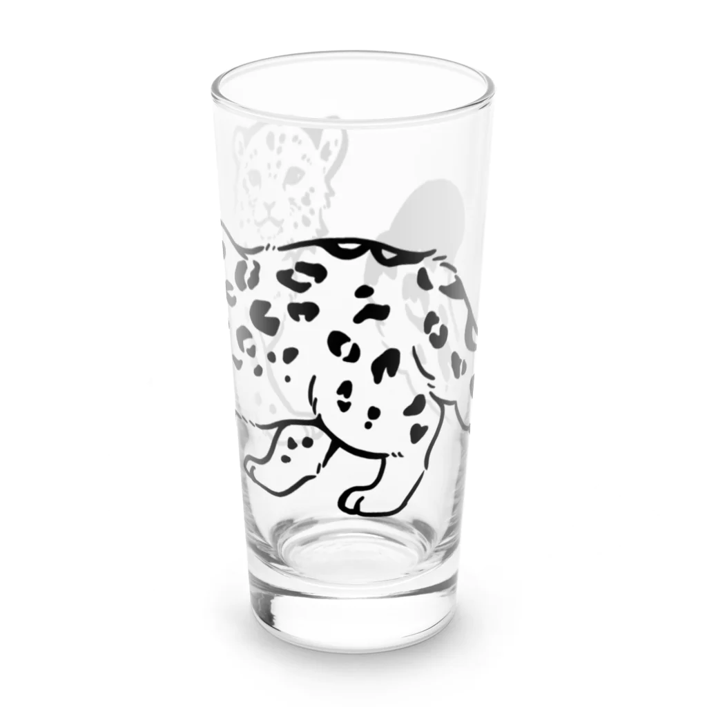 Belkaのユキヒョウ Long Sized Water Glass :front