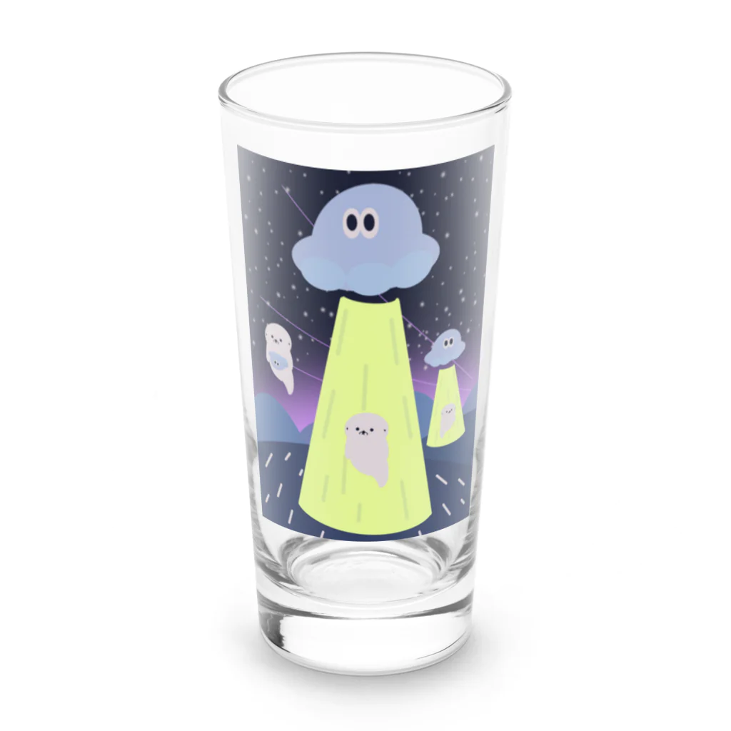 ドップラー効果のGHOST VS UFO Long Sized Water Glass :front