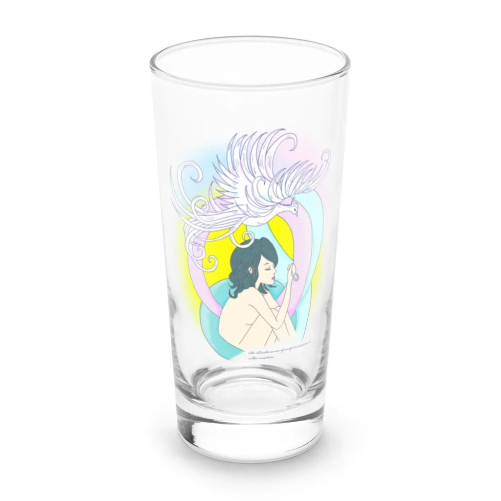 カオカオショップの天女 Long Sized Water Glass :front