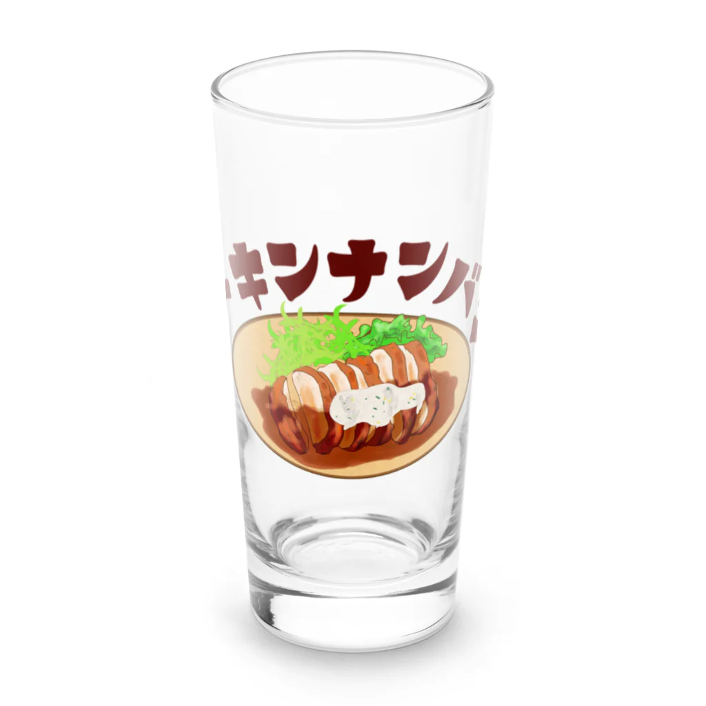 chicodeza by suzuriのやっぱりチキン南蛮 Long Sized Water Glass :front