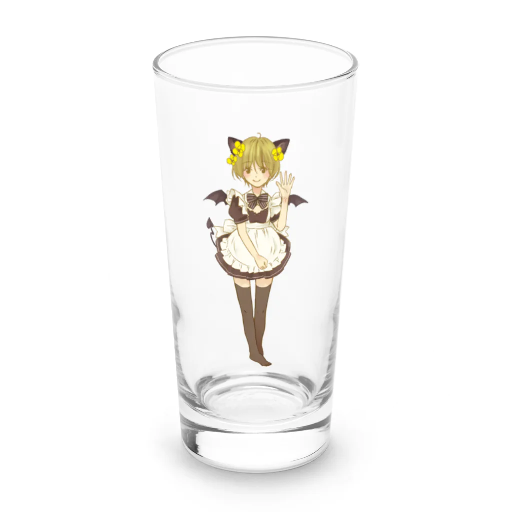 なのはなのなのちゃん猫耳メイド Long Sized Water Glass :front