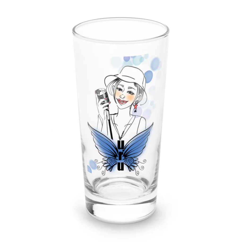 🫧🦋uru🎙ぅʓ👠💕の🫧🦋uru🎙ぅʓ👠💕クッション Long Sized Water Glass :front