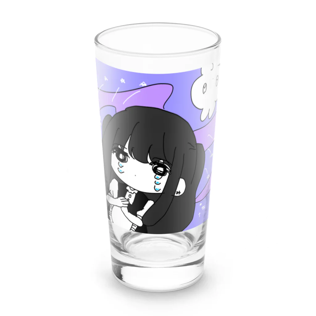 myanmyan_uuのメイドちゃん Long Sized Water Glass :front