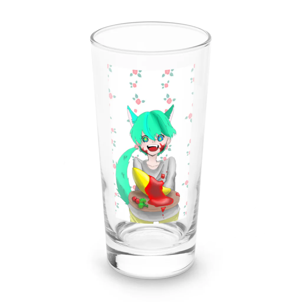 みみのオリキャラ Long Sized Water Glass :front