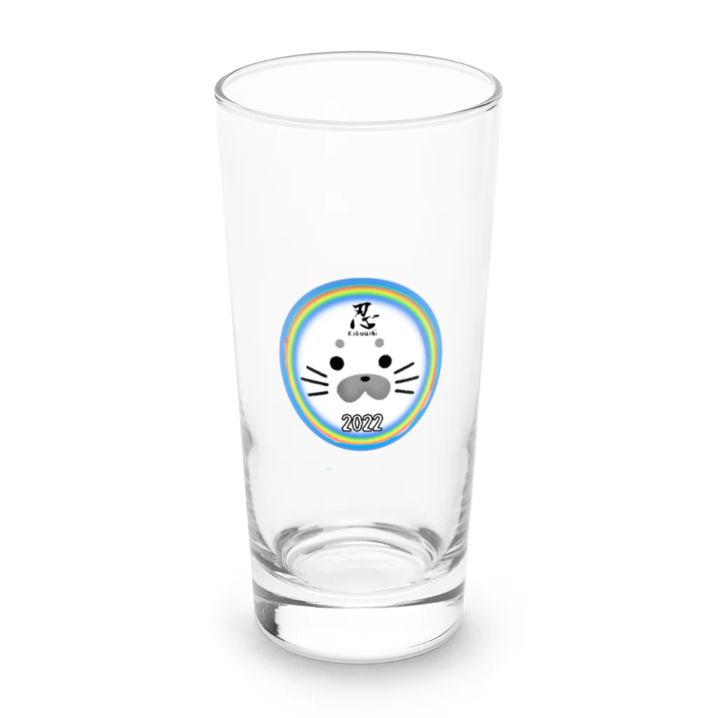 　（GNSブランド）nani72.com　GREENS　なになにアザラシ　忍ショップのアザー忍 Long Sized Water Glass :front