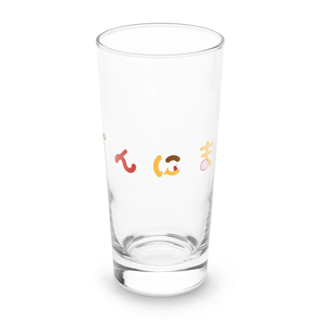 パンニマルのぱんにまるのロゴ Long Sized Water Glass :front