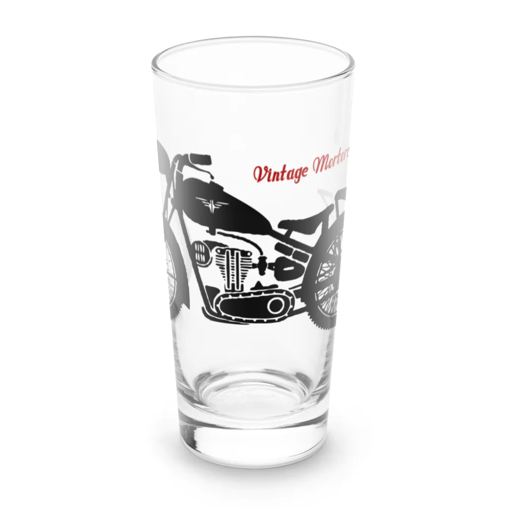 JOKERS FACTORYのVINTAGE MOTORCYCLE CLUB Long Sized Water Glass :front