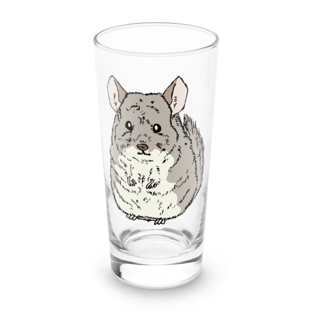 tanuki_msのチンチラ Long Sized Water Glass :front