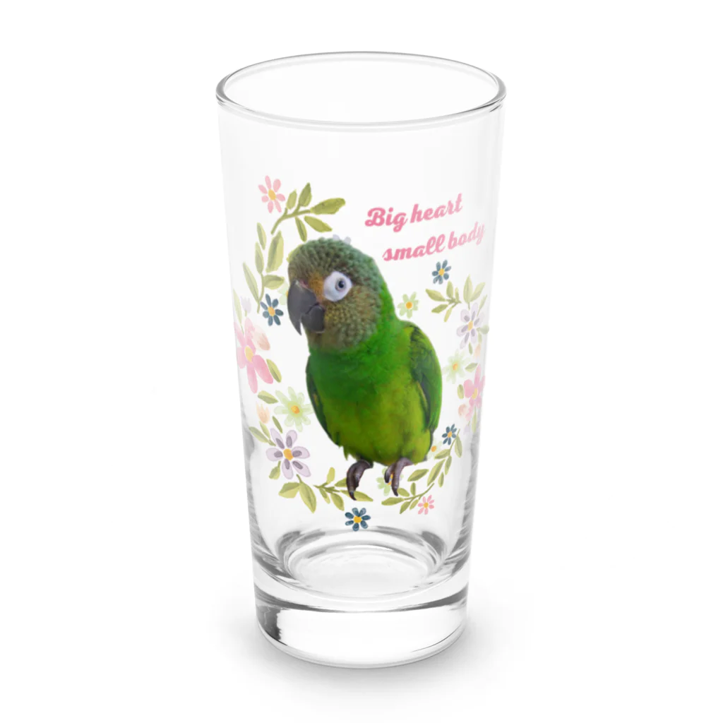 シモフリショップの小さい体におっきい心！それがシモフリ！ Long Sized Water Glass :front