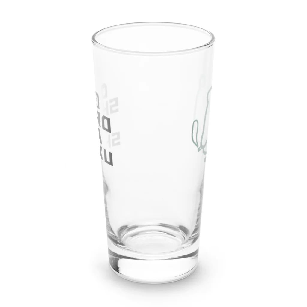 オモシロオカシクのオモシロオカシク（くまおグラス用） Long Sized Water Glass :front