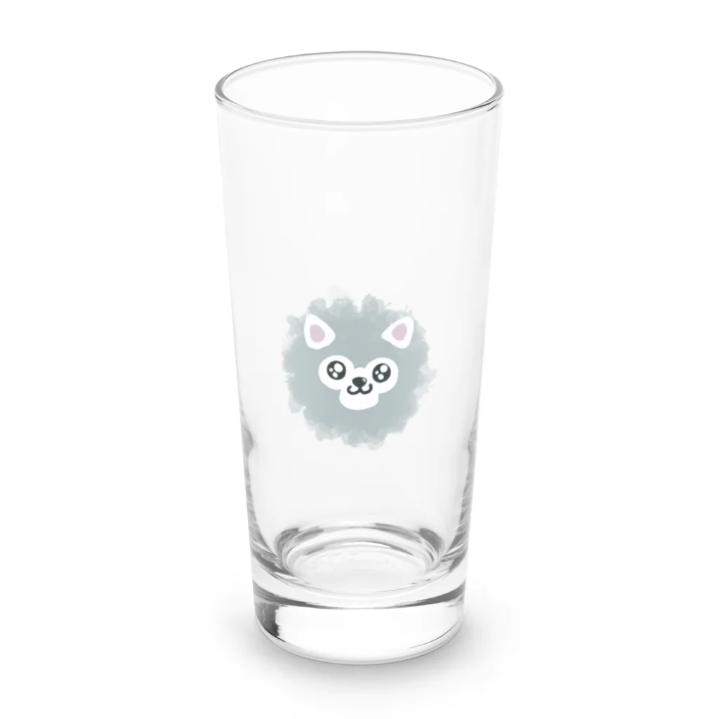 やわらかベサニーのねこのメイソン（ほこり） Long Sized Water Glass :front