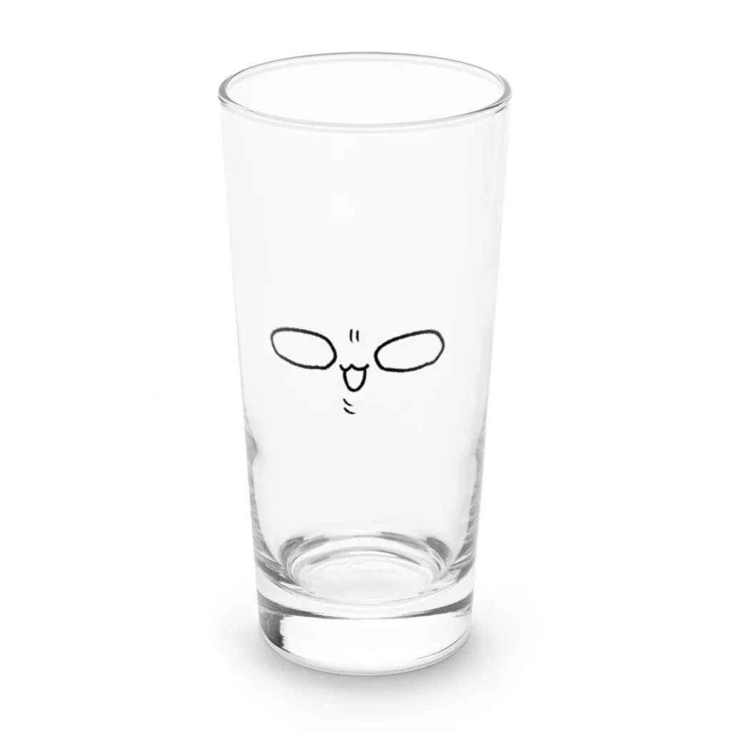Hinoeの顔面ﾈｺﾞﾁﾞｬﾝ Long Sized Water Glass :front