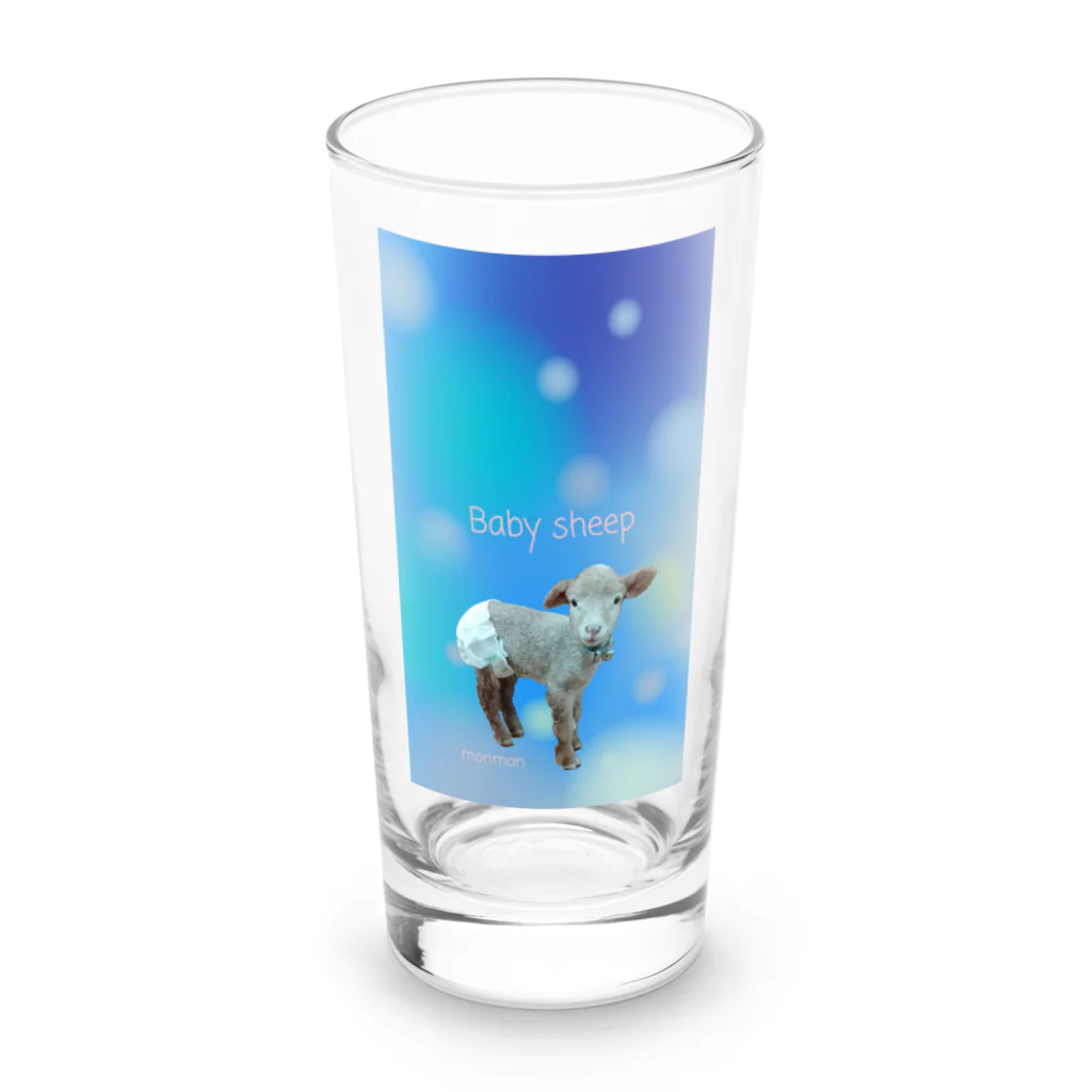 旅するナースのひつじのモンモン Long Sized Water Glass :front