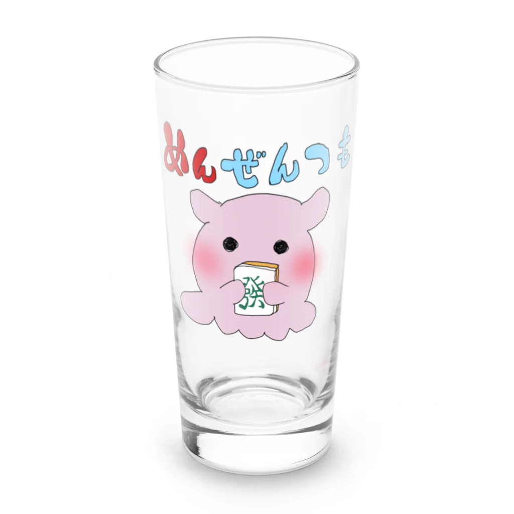 神風製作所/一条いろはのめんだこのめんちゃん(めんぜんつも) Long Sized Water Glass :front