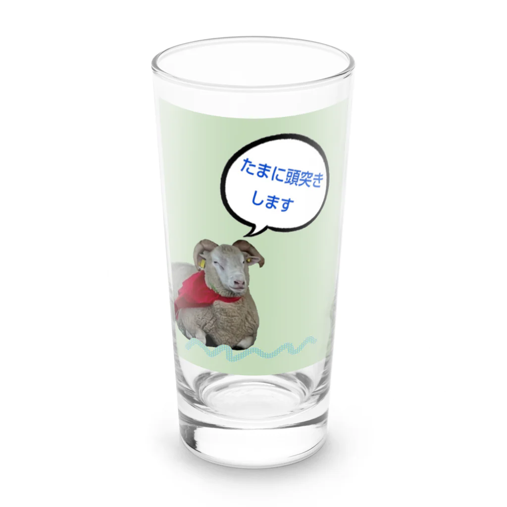 旅するナースのオス羊のハニーちゃん Long Sized Water Glass :front