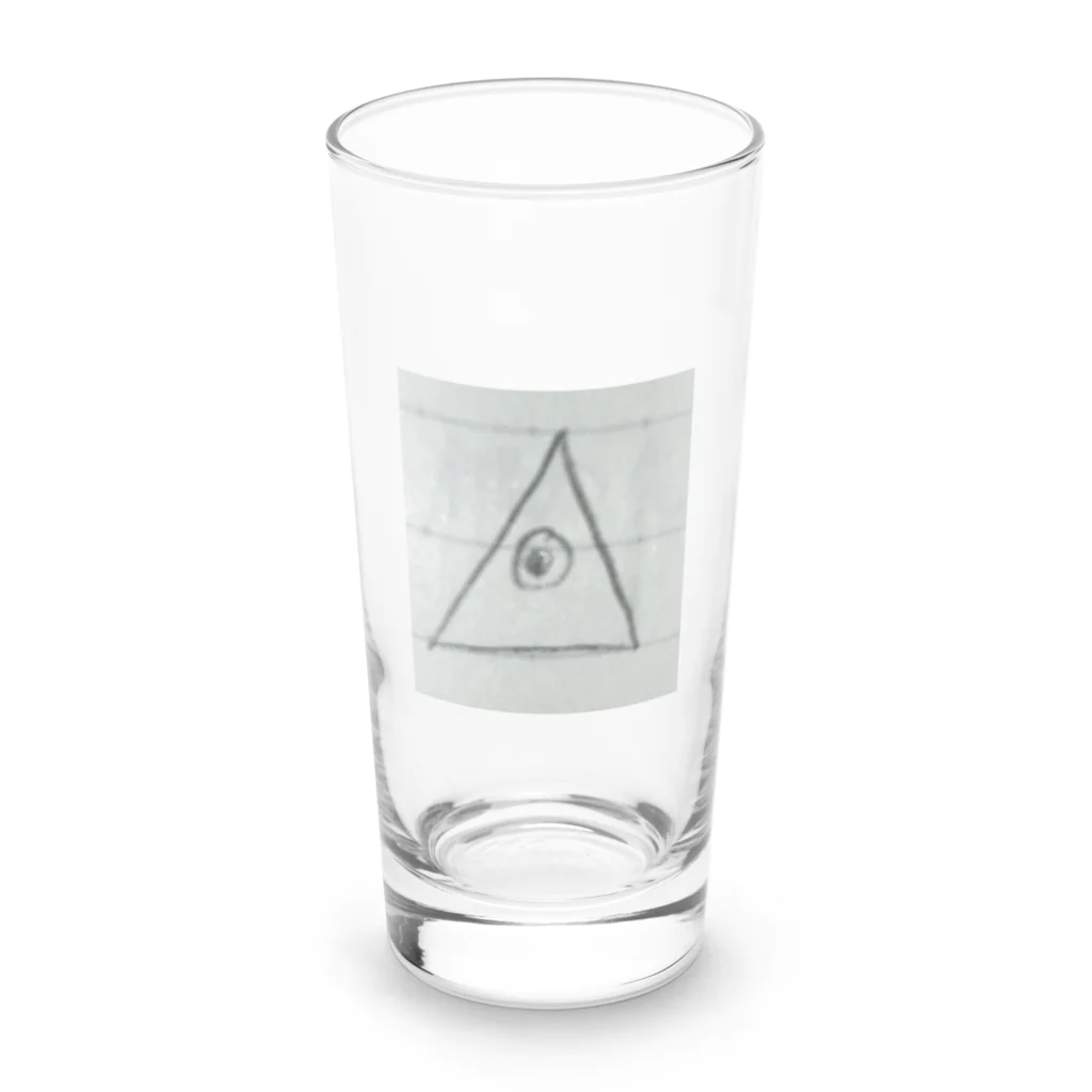 たらこスパゲッティのイルミナティ感溢れるキャラ Long Sized Water Glass :front